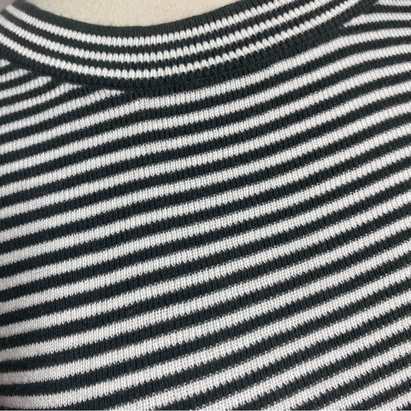 Loft Dark Green Stripe Long Sleeve Top - Picture 4 of 6